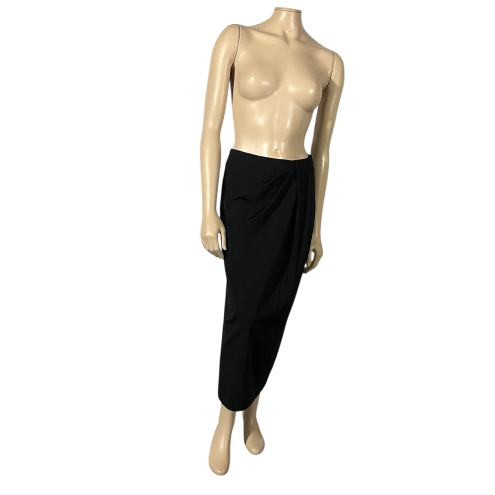 Max Mara Weekend Hans Black Jersey Midi Skirt - Picture 3 of 16
